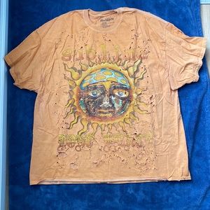 Urban outfitters oversized Sublime shirt. Orange. One size fits all